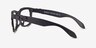Novelty Black PlasticEyeglass Frames from EyeBuyDirect, Side View