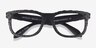 Novelty Black PlasticEyeglass Frames from EyeBuyDirect, Closed View