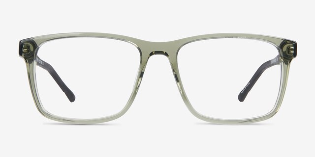 Bet Clear Olive AcetateEyeglass Frames from EyeBuyDirect, Front View