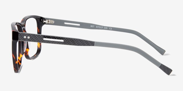 Bet Tortoise AcetateEyeglass Frames from EyeBuyDirect, Side View