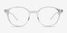 Endorphin Clear PlasticEyeglass Frames from EyeBuyDirect, Front View