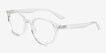 Endorphin Clear PlasticEyeglass Frames from EyeBuyDirect, Angle View