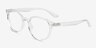 Endorphin Clear PlasticEyeglass Frames from EyeBuyDirect, Angle View