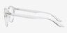 Endorphin Clear PlasticEyeglass Frames from EyeBuyDirect, Side View
