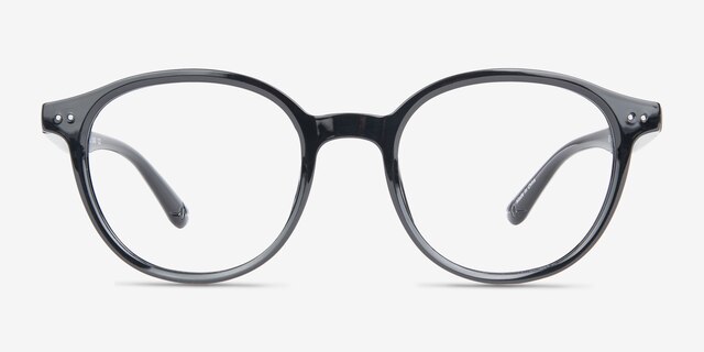 Endorphin Black PlasticEyeglass Frames from EyeBuyDirect, Front View