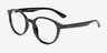 Endorphin Black PlasticEyeglass Frames from EyeBuyDirect, Angle View