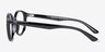 Endorphin Black PlasticEyeglass Frames from EyeBuyDirect, Side View