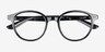 Endorphin Black PlasticEyeglass Frames from EyeBuyDirect, Closed View