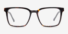 Mod Tortoise Gray Acétate Montures de lunettes de vue d'EyeBuyDirect, Vue de Face