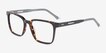 Mod Tortoise Gray AcetateEyeglass Frames from EyeBuyDirect, Angle View