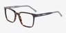 Mod Tortoise Gray AcetateEyeglass Frames from EyeBuyDirect, Angle View