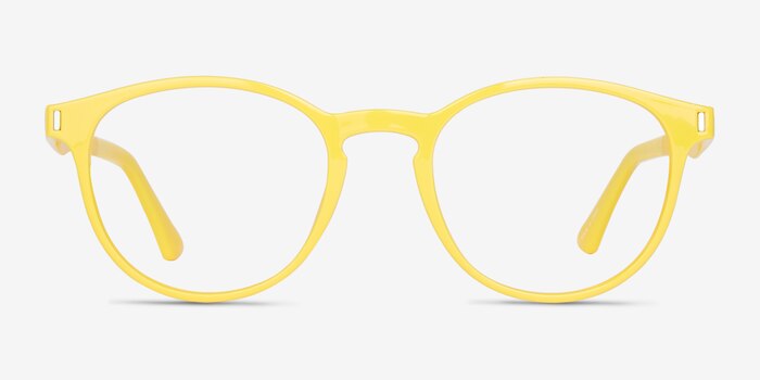 Boss Yellow Plastic Eyeglass Frames from EyeBuyDirect