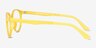 Boss Yellow PlasticEyeglass Frames from EyeBuyDirect, Side View