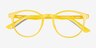 Boss Yellow PlasticEyeglass Frames from EyeBuyDirect, Closed View