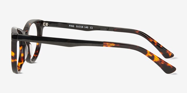 Ping Tortoise AcetateEyeglass Frames from EyeBuyDirect, Side View