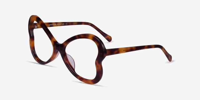 Aphrodite Tortoise AcetateEyeglass Frames from EyeBuyDirect, Angle View