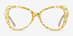Superbloom Yellow Floral AcetateEyeglass Frames from EyeBuyDirect, Front View