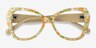 Superbloom Yellow Floral AcetateEyeglass Frames from EyeBuyDirect, Closed View