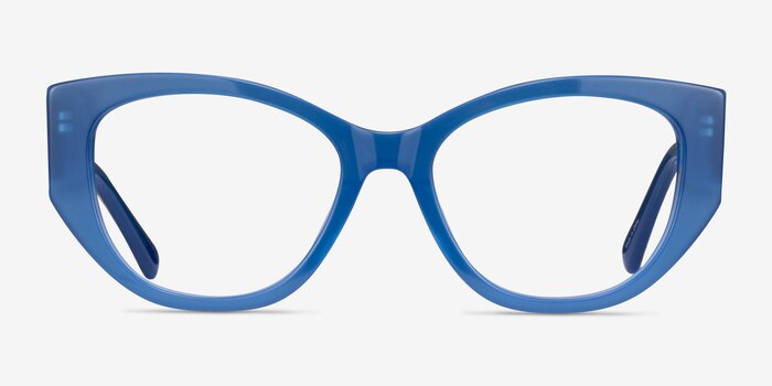 Phyto Blue Floral Acetate Eyeglass Frames from EyeBuyDirect