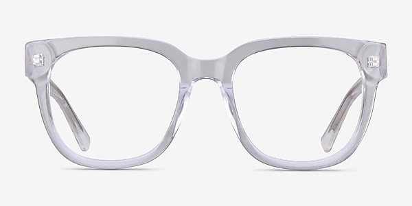 Snapdragon Clear Floral Acetate Eyeglass Frames