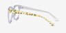 Snapdragon Clear Floral AcétateMontures de lunettes de vue d'EyeBuyDirect, Vue de Côté
