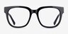 Snapdragon Black Floral AcetateEyeglass Frames from EyeBuyDirect, Front View