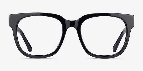 Snapdragon Black Floral Acetate Eyeglass Frames
