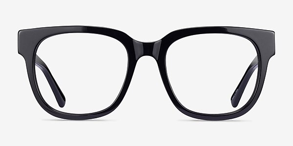 Snapdragon Black Floral Acetate Eyeglass Frames