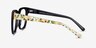 Snapdragon Black Floral AcetateEyeglass Frames from EyeBuyDirect, Side View