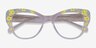 Thistle Clear Floral AcétateMontures de lunettes de vue d'EyeBuyDirect, Vue Rapprochée