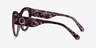 Angelica Red Floral AcetateEyeglass Frames from EyeBuyDirect, Side View