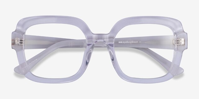 Seed Clear AcetateEyeglass Frames from EyeBuyDirect, Closed View