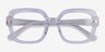 Seed Clear AcetateEyeglass Frames from EyeBuyDirect, Closed View