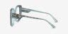 Amaryllis Green Floral Green AcetateEyeglass Frames from EyeBuyDirect, Side View