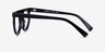 Theorem Black AcetateEyeglass Frames from EyeBuyDirect, Side View