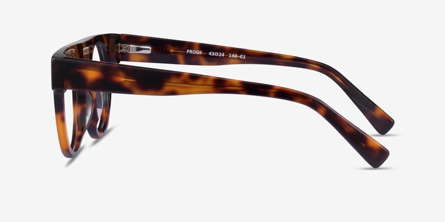 Proof Tortoise AcetateEyeglass Frames from EyeBuyDirect, Side View