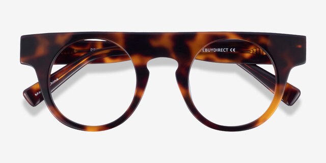 Proof Tortoise AcetateEyeglass Frames from EyeBuyDirect, Closed View