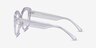 Petalis Clear Floral AcetateEyeglass Frames from EyeBuyDirect, Side View