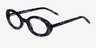 Gaia Gray Tortoise AcetateEyeglass Frames from EyeBuyDirect, Angle View
