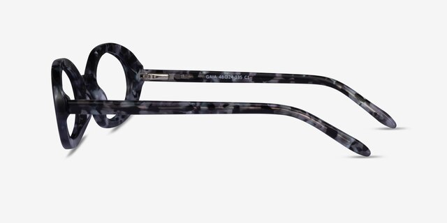 Gaia Gray Tortoise AcetateEyeglass Frames from EyeBuyDirect, Side View