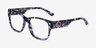 Gemma Gray Tortoise AcetateEyeglass Frames from EyeBuyDirect, Angle View