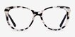 Thalia Black White Floral AcetateEyeglass Frames from EyeBuyDirect, Front View