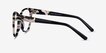 Thalia Black White Floral AcetateEyeglass Frames from EyeBuyDirect, Side View