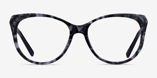 Thalia Gray Tortoise AcetateEyeglass Frames from EyeBuyDirect, Front View