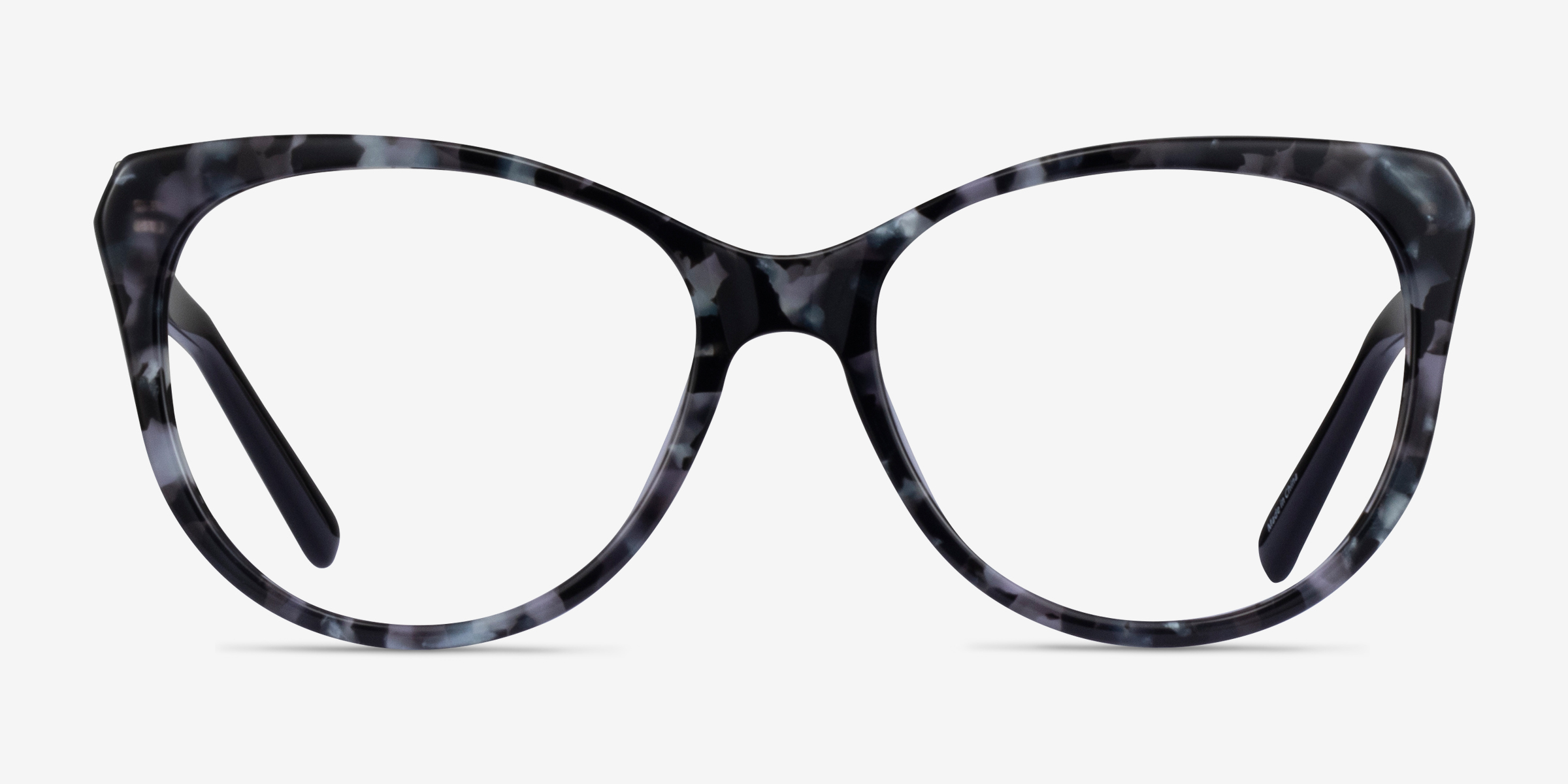 Thalia Cat Eye Gray Tortoise Glasses for Women | Eyebuydirect