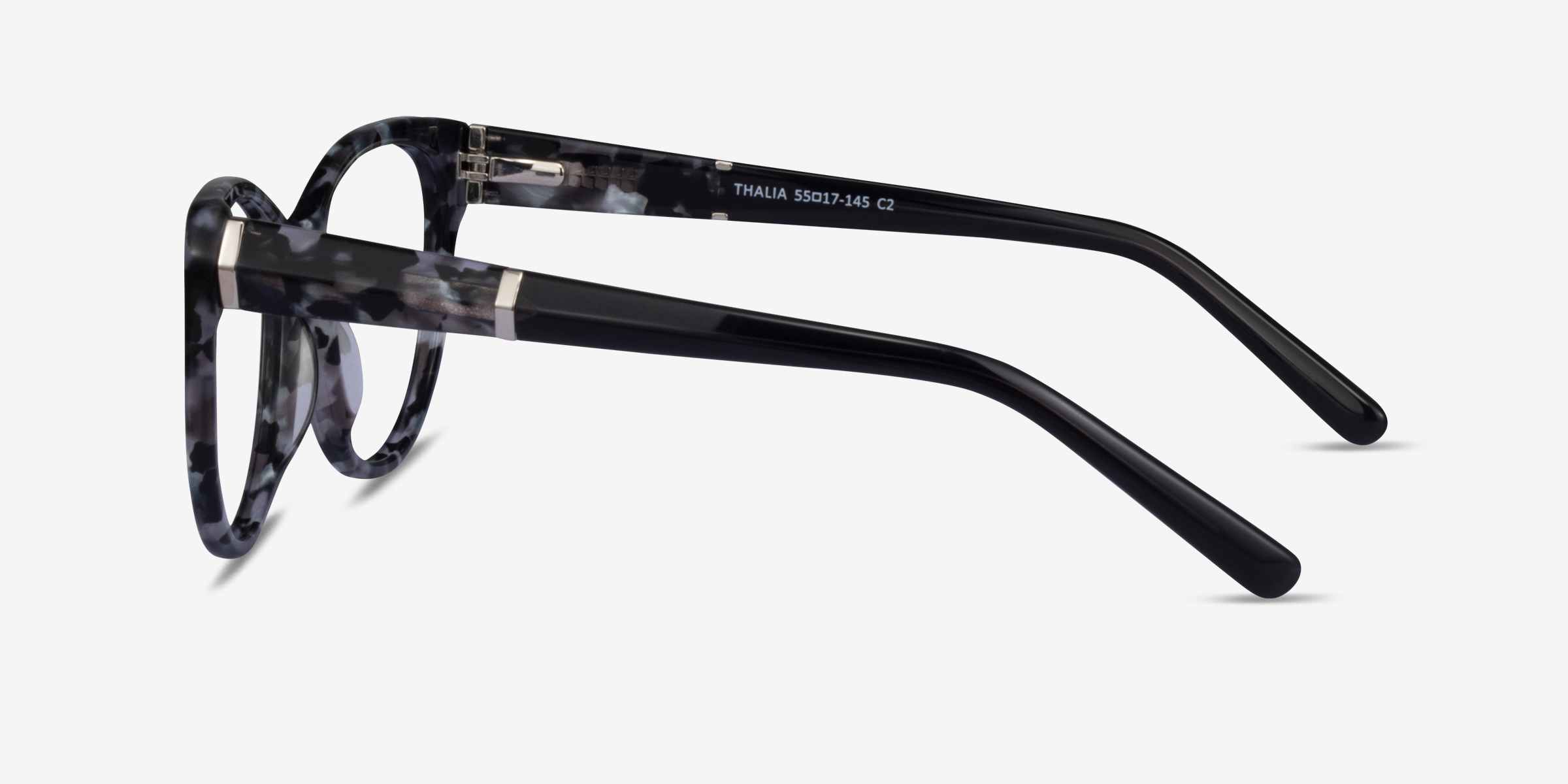 Thalia Cat Eye Gray Tortoise Glasses for Women | Eyebuydirect