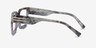 Hestia Gray Floral AcetateEyeglass Frames from EyeBuyDirect, Side View