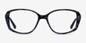 Freya Blue Floral AcetateEyeglass Frames from EyeBuyDirect, Front View