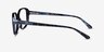 Freya Blue Floral AcetateEyeglass Frames from EyeBuyDirect, Side View