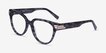Moira Gray AcetateEyeglass Frames from EyeBuyDirect, Angle View